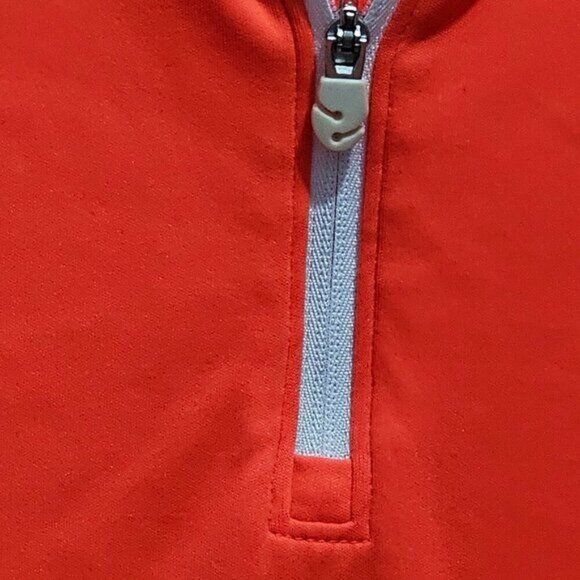 Slazenger Women's Coral Golf Polo XL w/ White Accents & Zip Collar - Picture 10 of 16